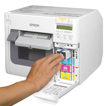 Epson ColorWorks C3500 offenes Fach Tinte